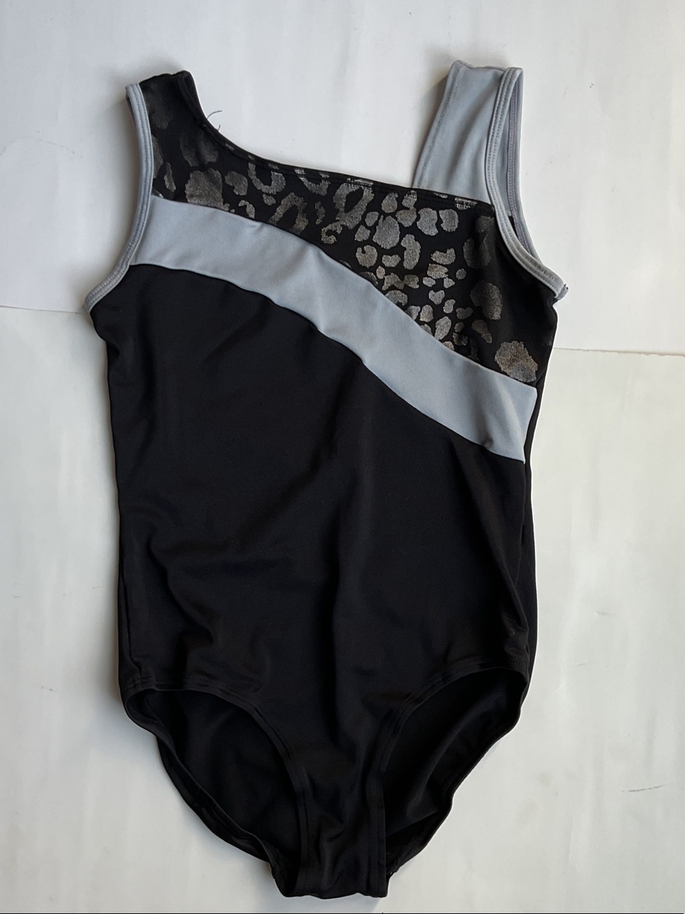 Justice Leotard Black/Grey